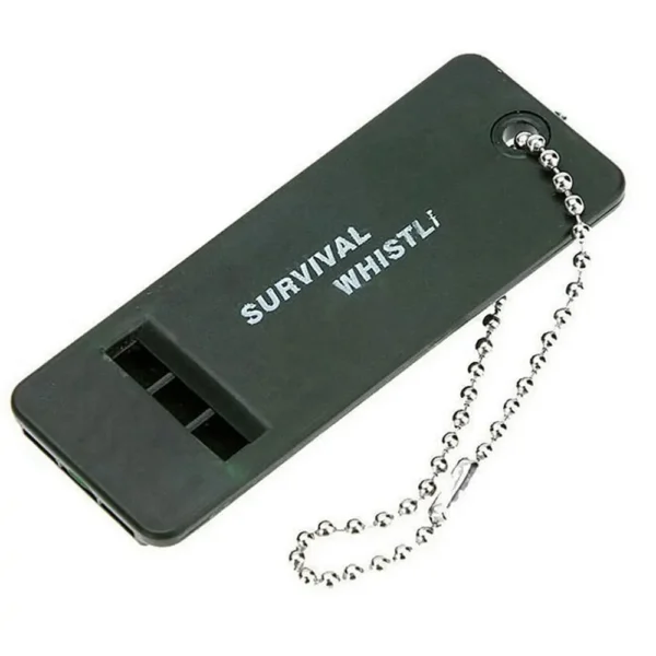 3-Frequency Whistle Keychain High Decibel Survival Whistle Outdoor Hiking Camp Whistle Hunting Whistle Emergency Survival Tool