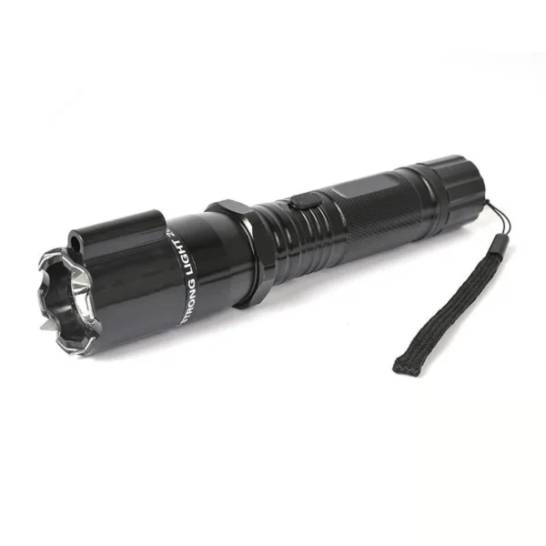 Self-defense Flashlight - Rechargeable, High Current, Super Bright 2-in-1 Security Defense